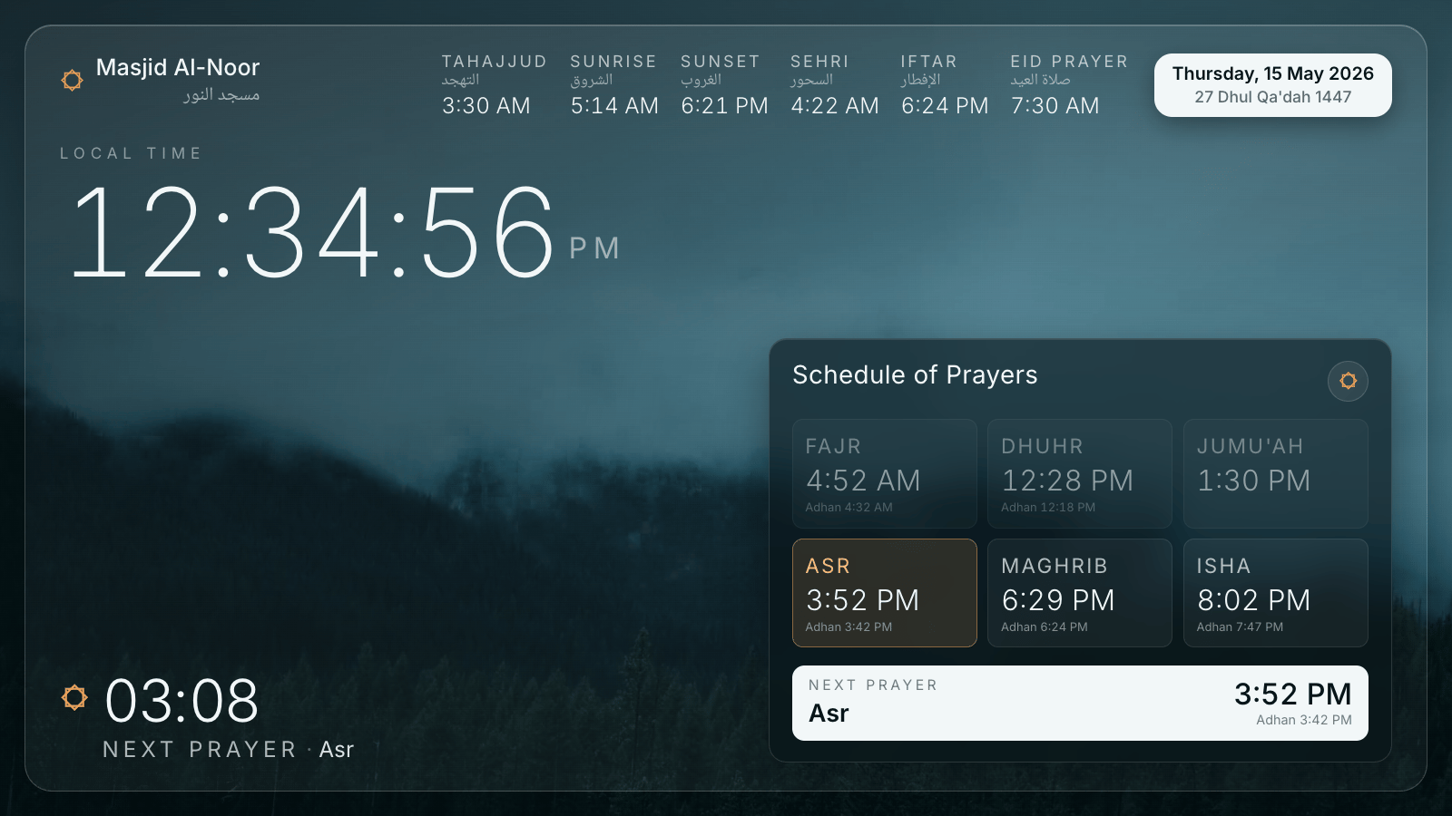 Drifting Fog theme preview