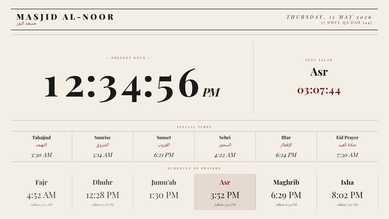 Editorial Serif theme preview
